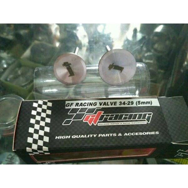 termurah klep racing gf thailand ukuran 34 29 batang 5 mm BKN moto 1 kawahara snd brt ee