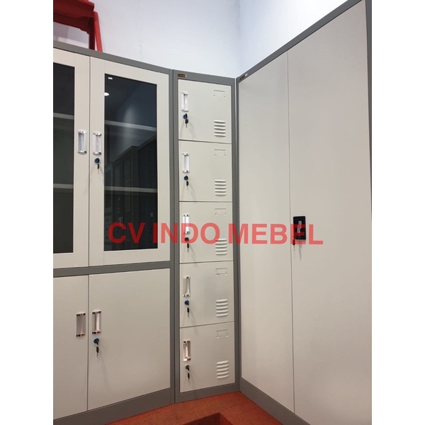 locker 5 pintu besi import loker lemari laci cabinet filing cabinet lemari arsip kantor tempat penyi