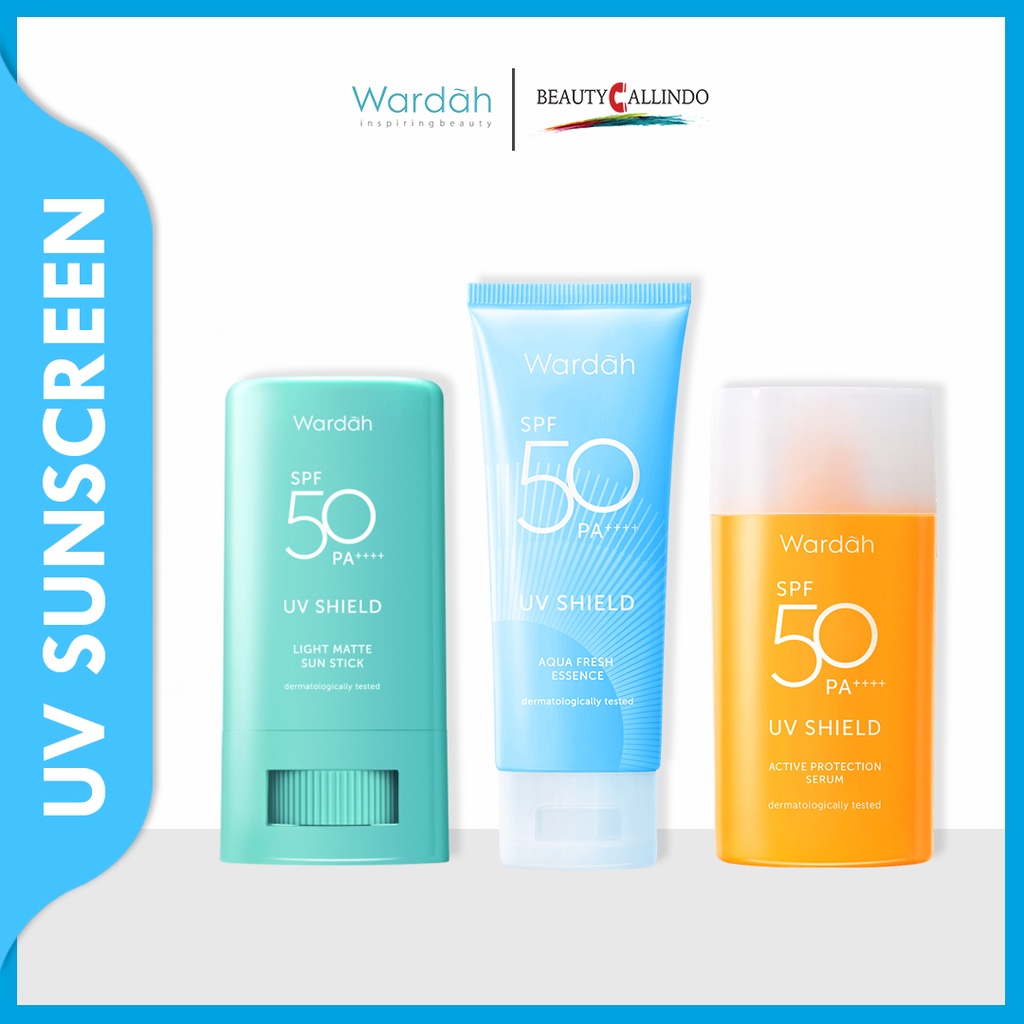 Wardah Sunscreen UV Shield Series Sunblock Tabir Surya