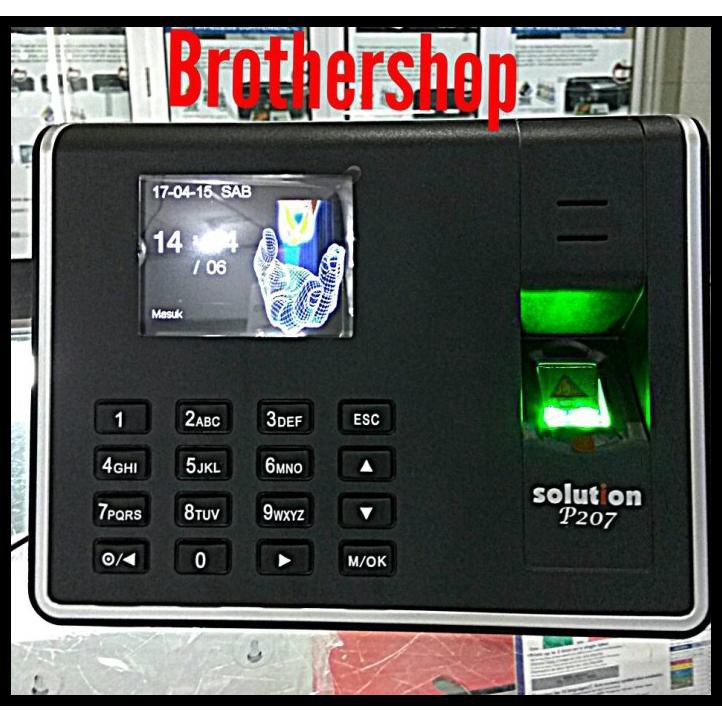 

Mesin Absensi Sidik Jari Fingerprint Solution P207