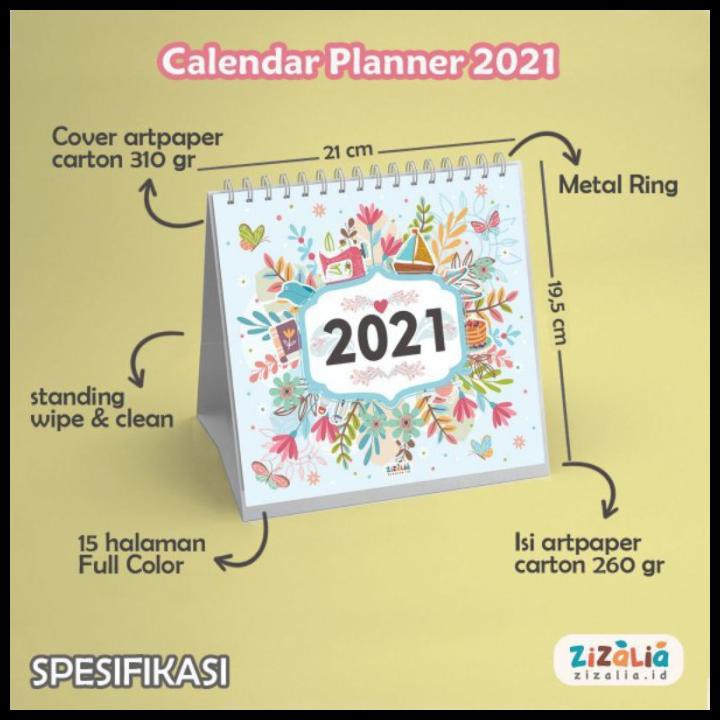 

Fr Kalender Planner Lucu Zizalia 2021