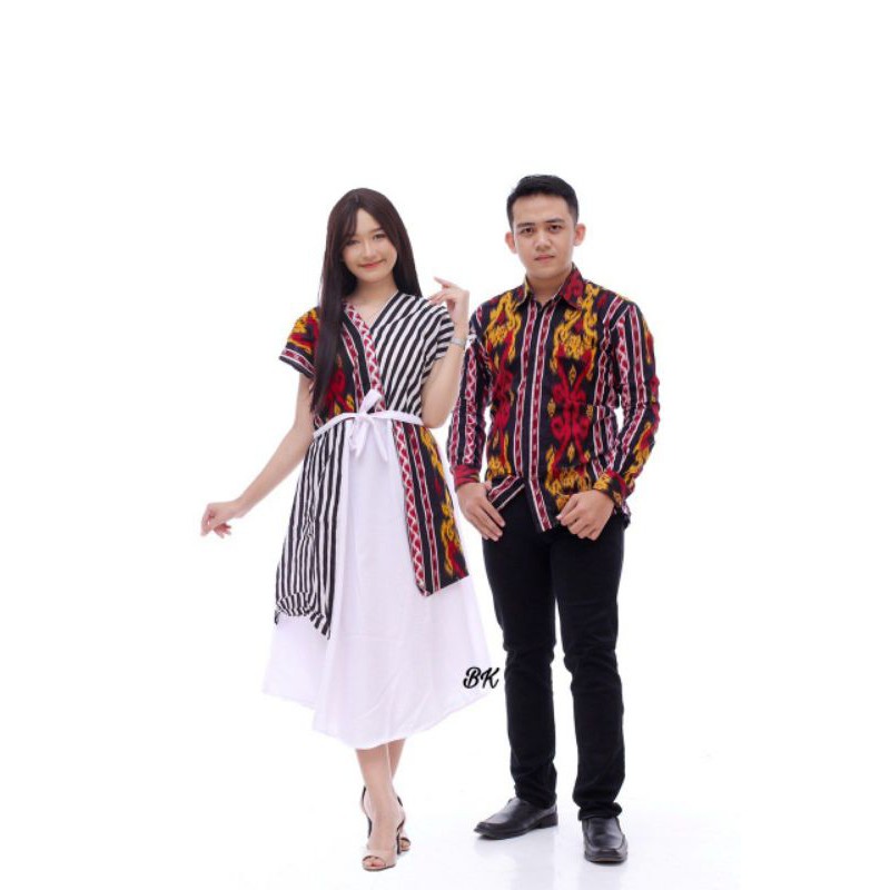 COUPLE DRESS BATIK MOTIV SONGKET DRESS ANDIN COUPLE COUPLE DRESS ANDIN BATIK SONGKET COUPLE