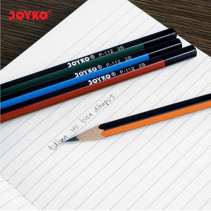 Pensil 2B Merek Joyko GP-112 Satu Pak Terdiri Dari 12PCS Pensil