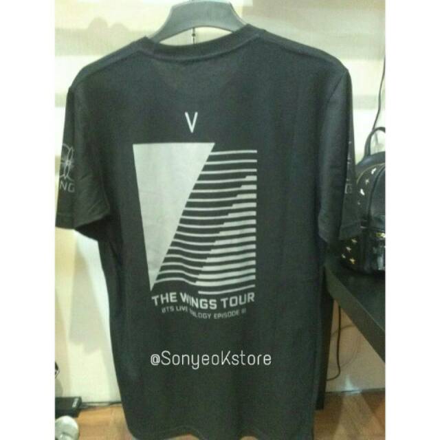 Kaos BTS WINGS TOUR CONCERT - BTS T SHIRT WINGS - short sleeve