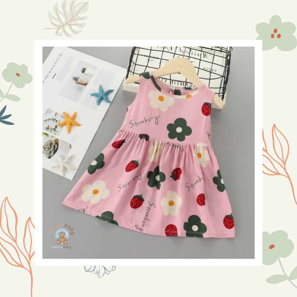 MBSS - DRESS ROSIE KATUN dress anak IMPOR/dress anak perempuan/PRINTED DRESS/dress 100% KATUN PREMIUM QUALITY - DS5