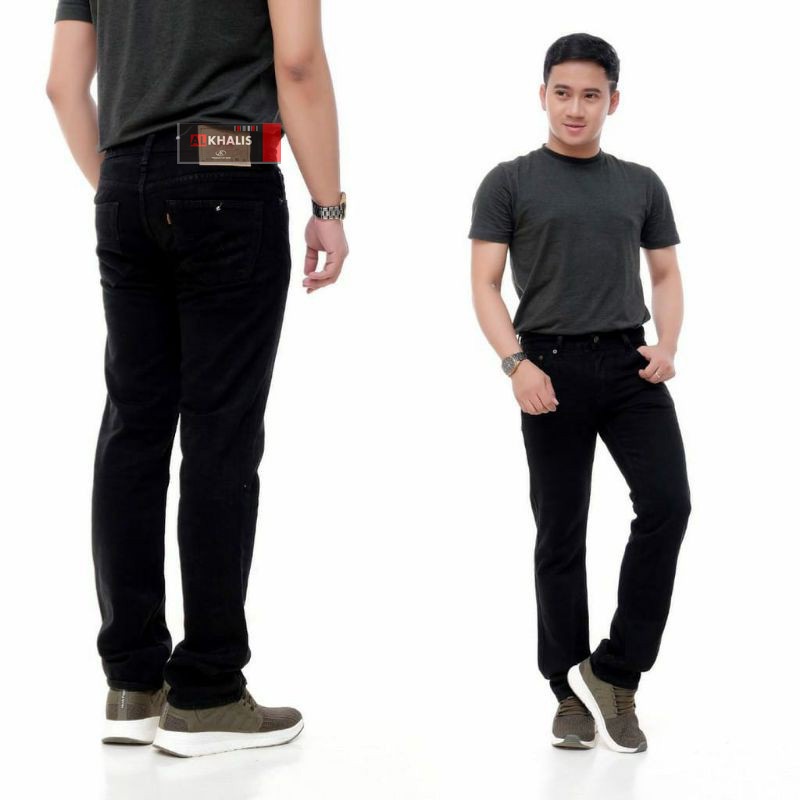 CELANA JEANS PRIA PANJANG STANDAR REGULER BASIC PANTS STRAIGHT JEANS PRIA COWOK MURAH TERLARIS