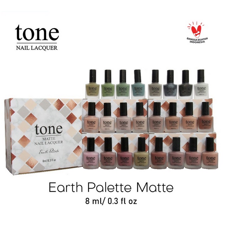 TONE earth series kutek kuteks cat kuku wanita salon menicure pedicure manicure meni pedi perawatan kecantikan mesin alat nail art pembersih aksesories aksesoris murah termurah bpom bumil busui ibu hamil menyusui warna warni pastel bpom
