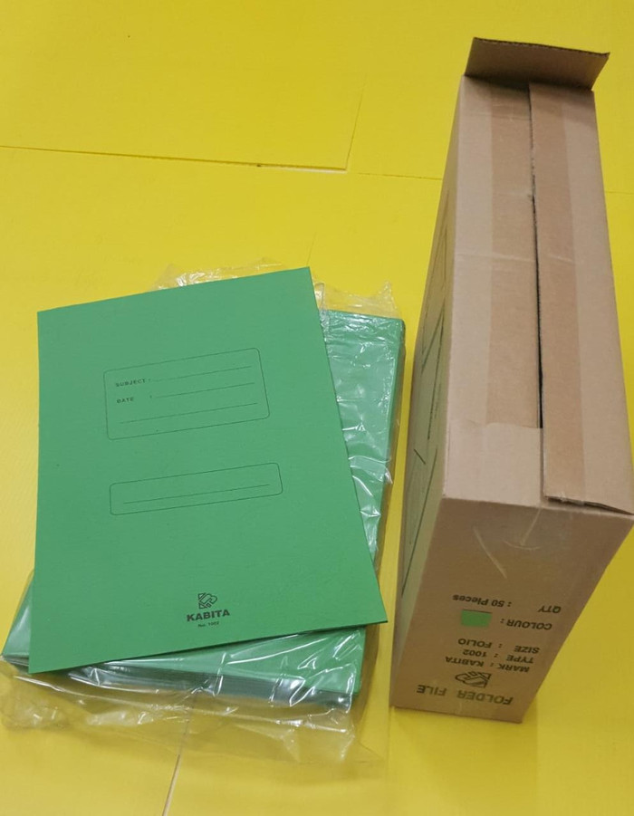

MAP KABITA 1002 (50pcs) - HIJAU | UKURAN FOLIO (F4)