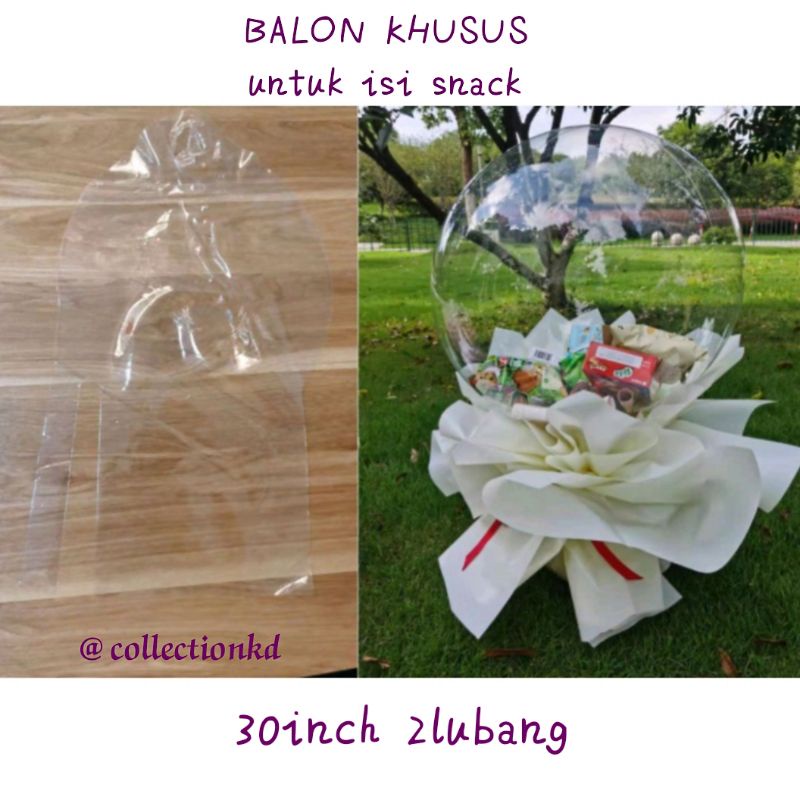 Balon PVC | BOBO Balon Transparant | Balon Bobo Bening