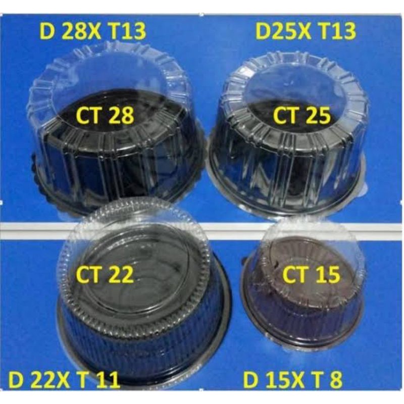 Wadah Kue/Tempat Makanan/Mika Kue Tart