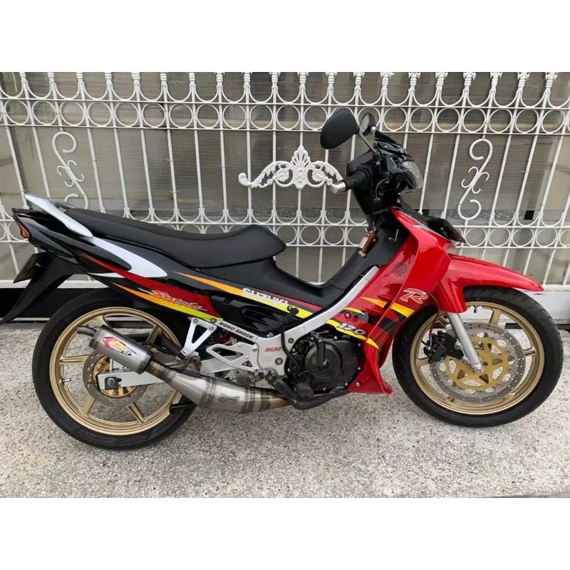 Knalpot Creampie Original Jogja Suzuki Satria Hiu Lumba 2tak Standart Racing Galvanis Original Racin