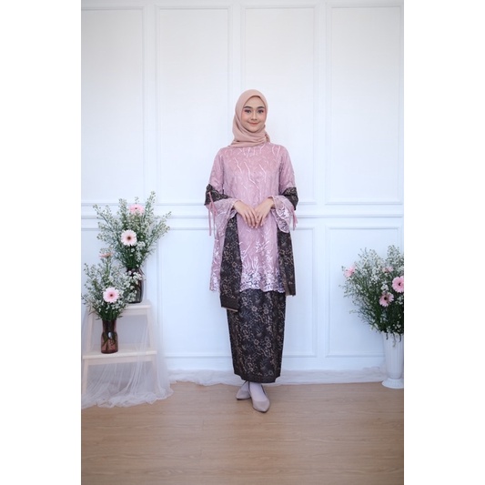 WIDBATIK - Set Batik Couple dan Kebaya Aghnia Dusty-3