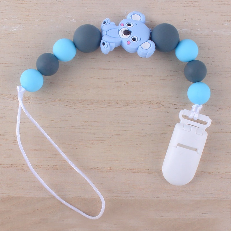 PC 8 | PACIFIER CLIP | TALI EMPENG DAN TEETHER BISA CUSTOM NAMA | TEETHER TALI DOT EMPENG CHAIN GANTUNGAN BAHAN SILIKON AMAN BPA FREE | RUZAIN MALL
