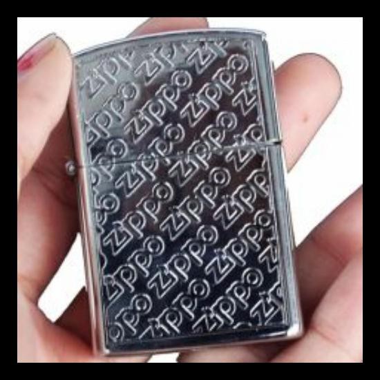 {BISA COD} Korek Api Zippo Dua Denting Silver STOK TERBATAS Kode 527