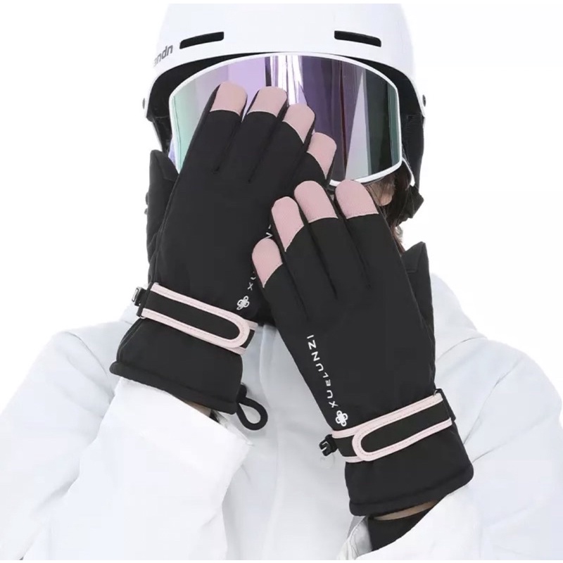 Winter Waterproof Ski Gloves Unisex Touchscreen Sarung Tangan Anti Air