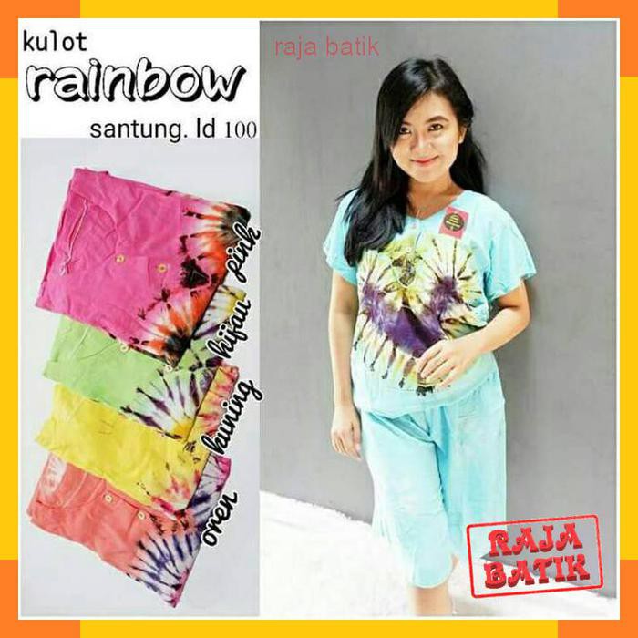 daster batik eceran Grosir kulot rainboww//rejoice grosir tanah abang