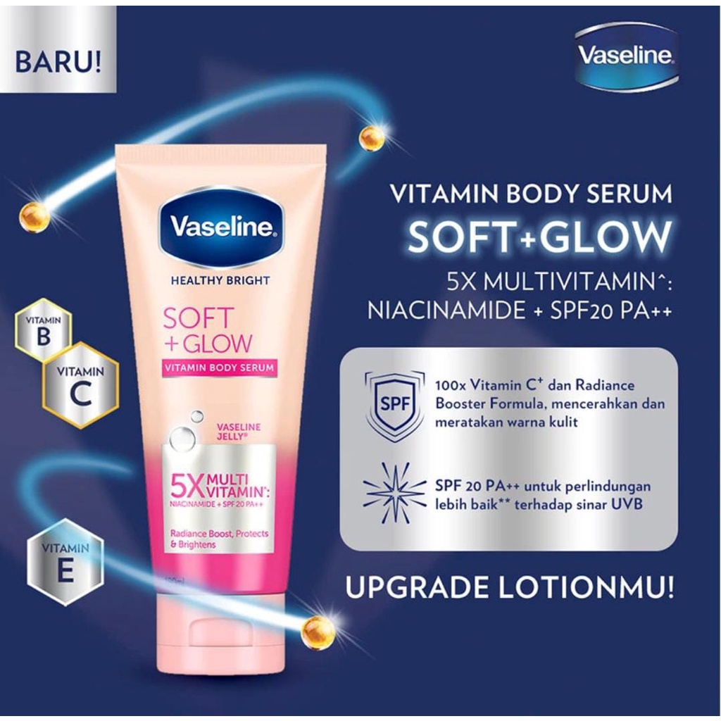 VASELINE Body Serum Healthy Bright Firm Glow 180ml