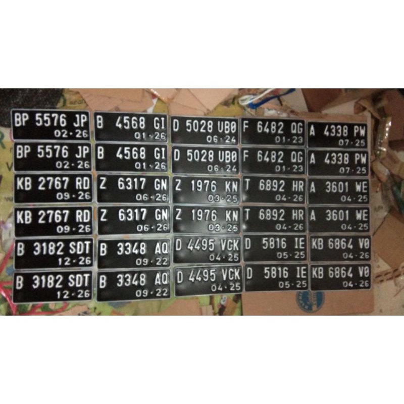 plat nomor motor logo korlantas timbul 2 pcs,,bertuliskan korlantas