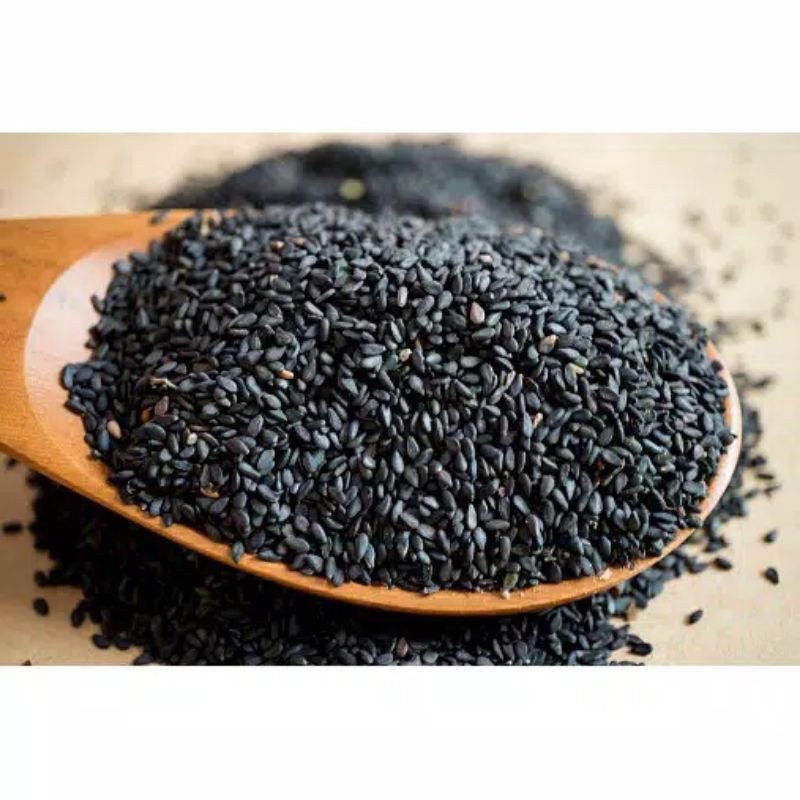 

Wijen hitam/ black sesame seed 250gr