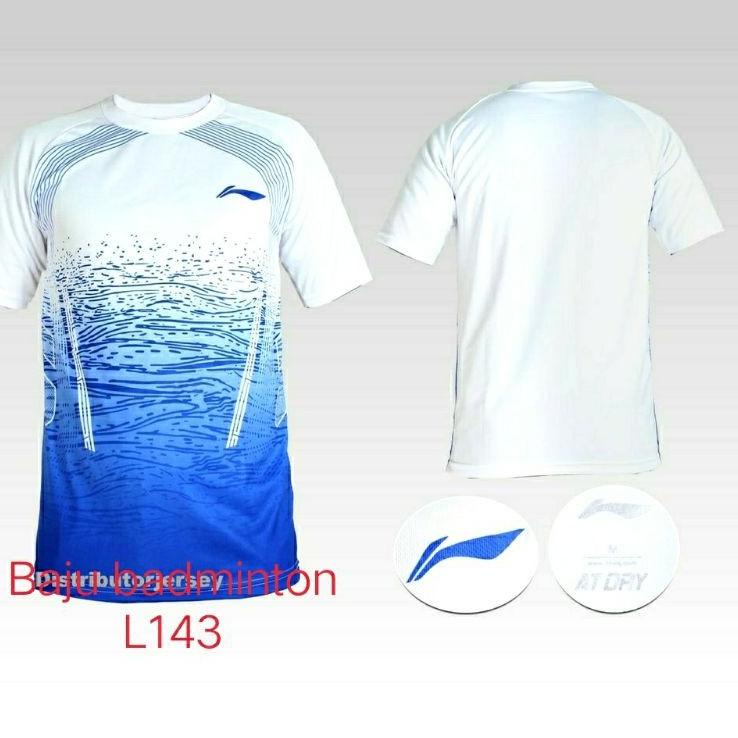 Promo Terkini Baju Stelan Badminton L143 / Stelan Badminton Dewasa / Kaos Stelan Badminton Terbaru