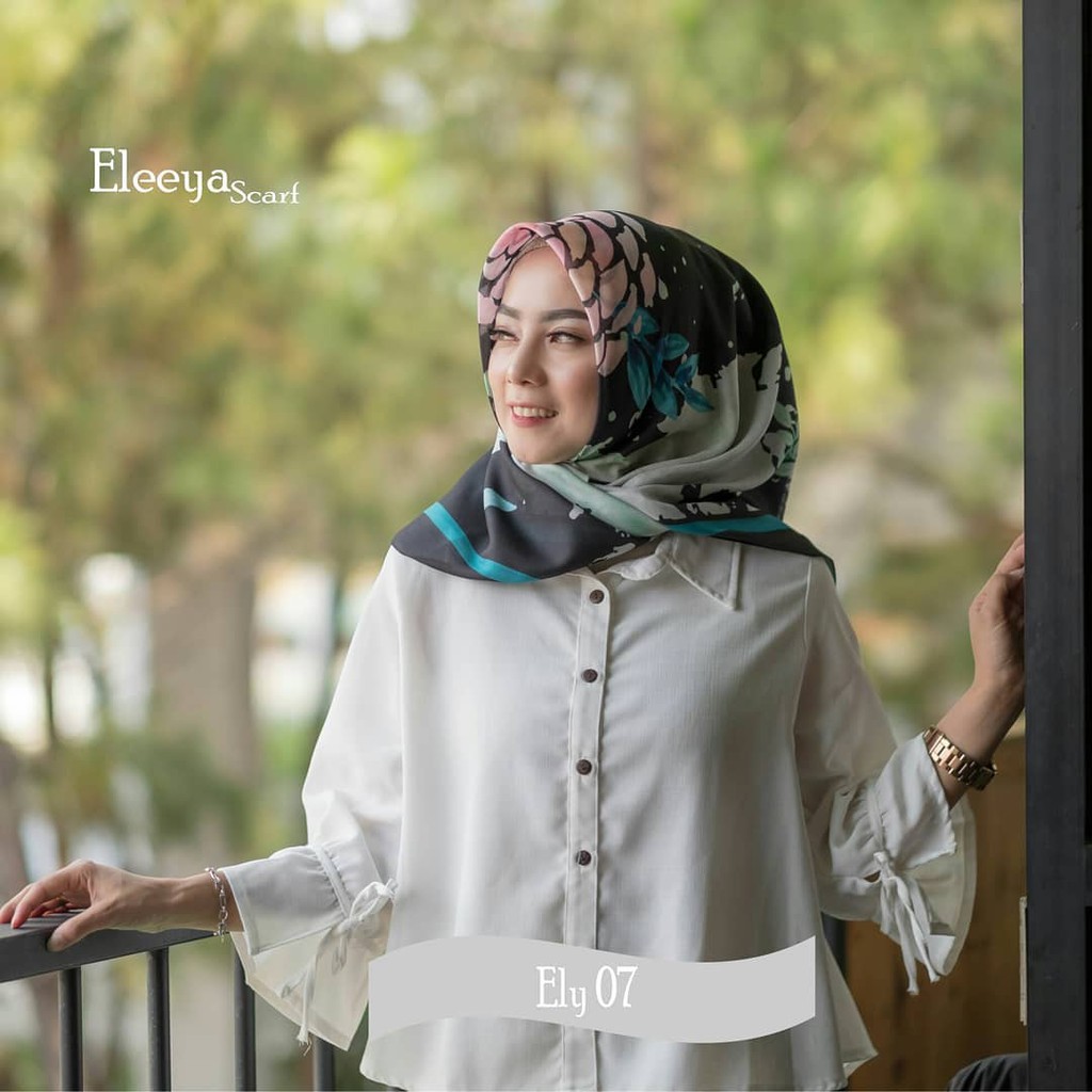 HIJAB SEGIEMPAT PRINTING II Eleeya Scarf : ELY 07