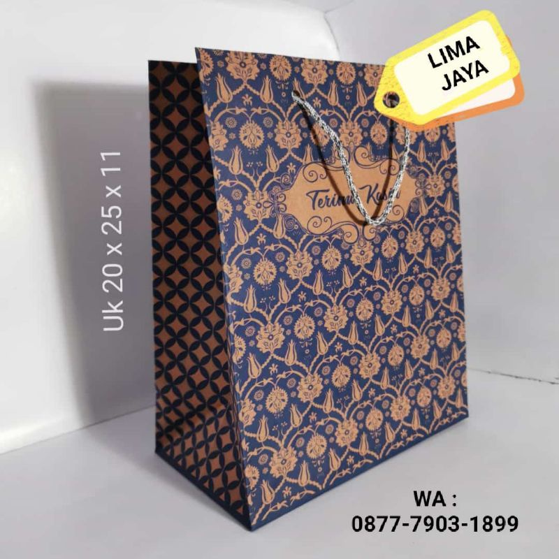 

PAPERBAG BATIK UK 20X25X11 (mangkok)