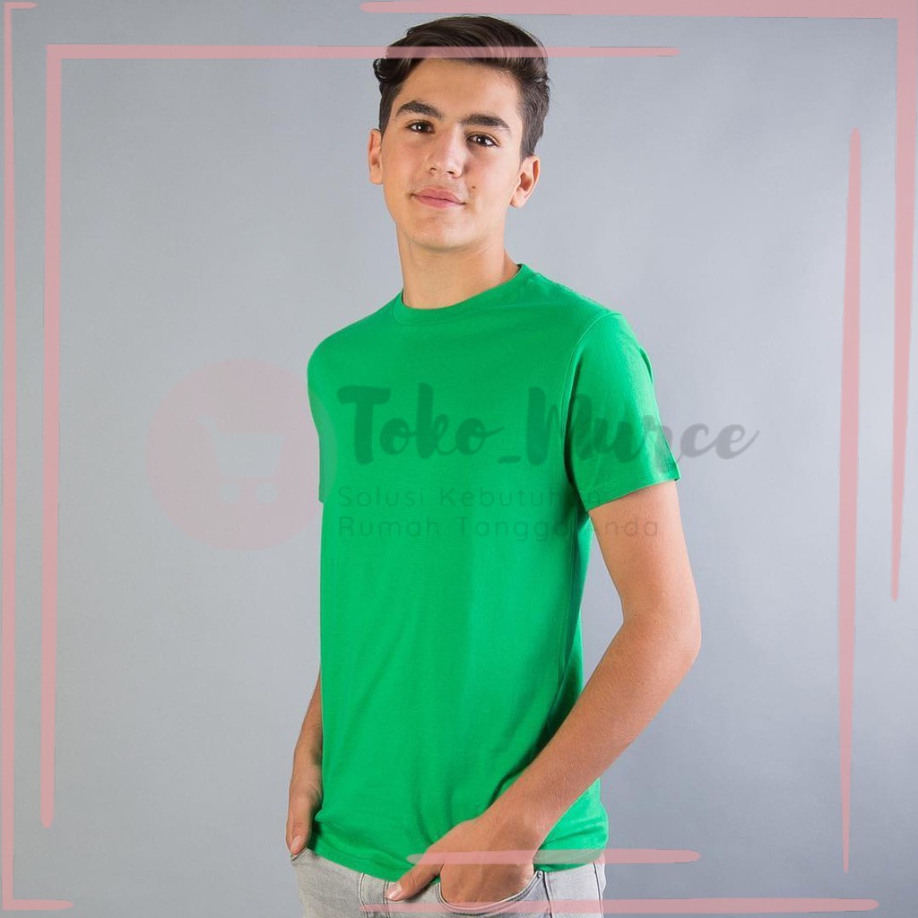 Kaos Polos Pria New States Apparel Irish Green | Kaos Polos Hijau Muda