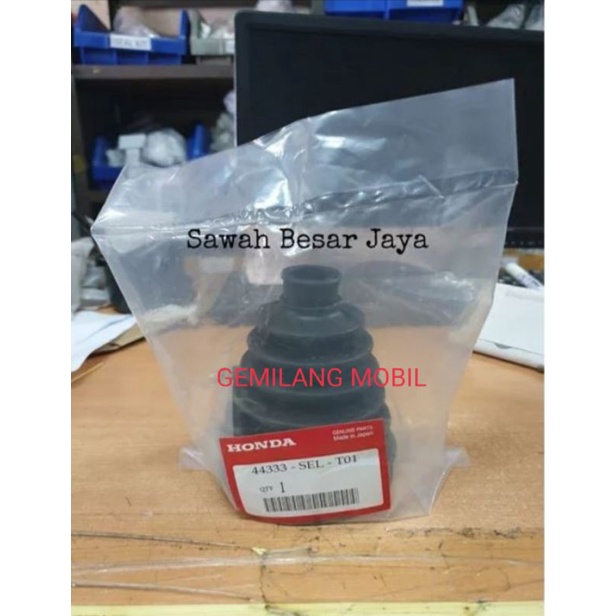 KARET BOLT BOOT AS CV JOINT LUAR HONDA CITY GD8 JAZZ GD3 IDSI VTEC ORIGINAL
