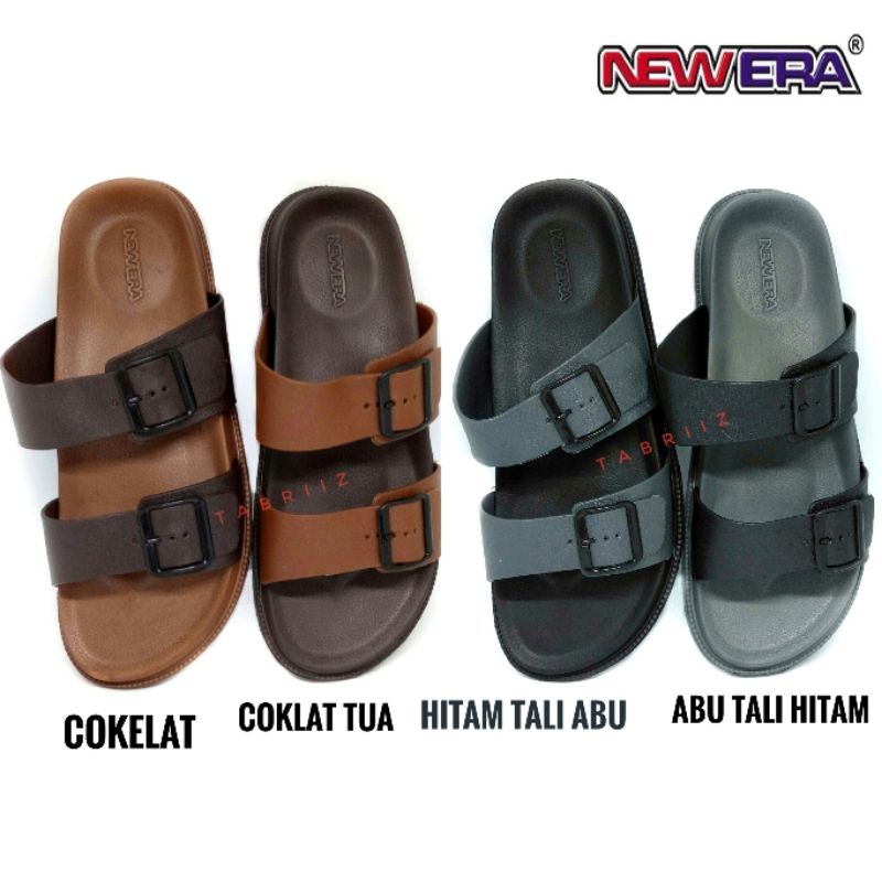 Sandal Pria New Era Sandal Karet Phylon Pria Sandal Cowok Model trendi - Awet Trendi Anti air