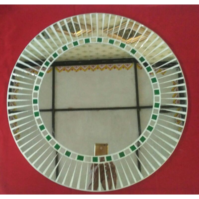 kaca cermin mozaik D.50cm