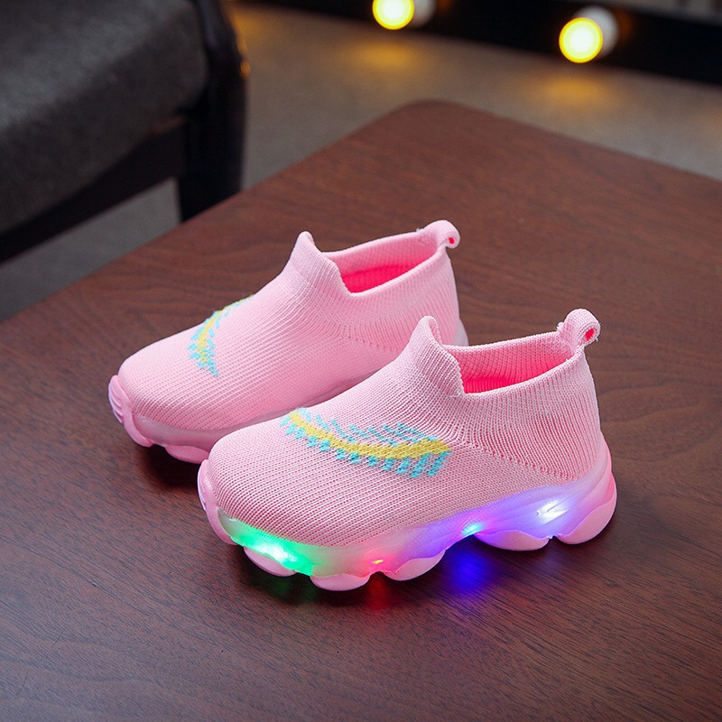 Sepatu  Anak Led Knit / Knit Shoes Led