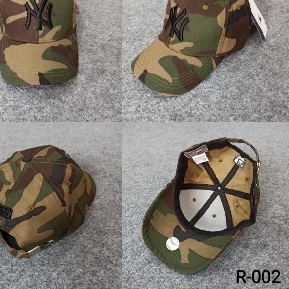 ✯ Topi NY MLB Classic Camo Army Import ✵