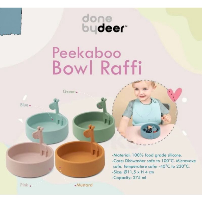 done by deer peekaboo silicone bowl