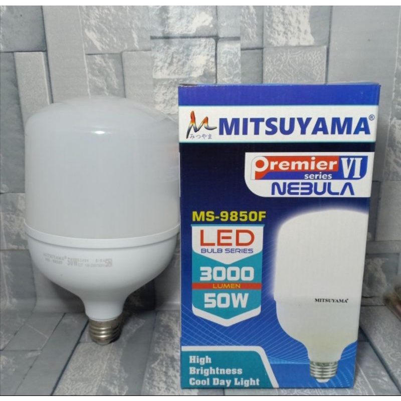 Lampu LED Mitsuyama 50 Watt MS-9850F Putih Terang Premier