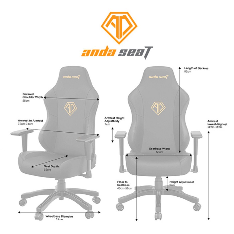 Andaseat Phantom 3 Series Premium Gaming Chair