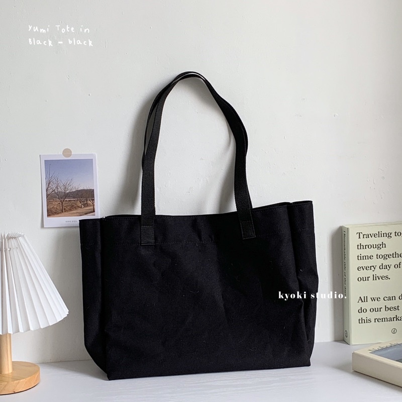 Yumi Tote Bag - Large Canvas Tote Bag