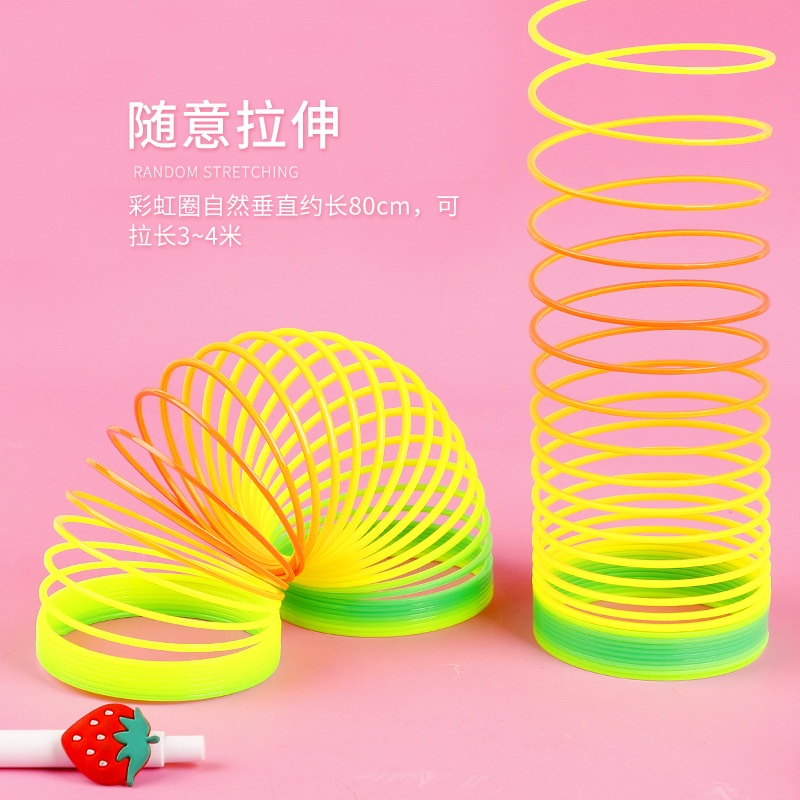 Mainan Per Pegas Spiral Multicolour Rainbow / Slinky Toy