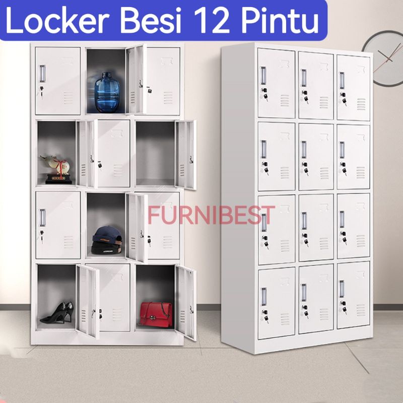 Locker Besi Loker Besi Lemari Besi Furnibest