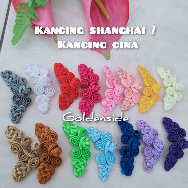 Kancing shanghai / Kancing cina satuan model keris