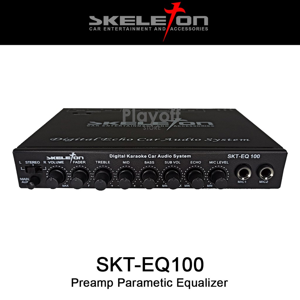 Preamp Parametric Equalizer Karaoke Mobil SKT-EQ100