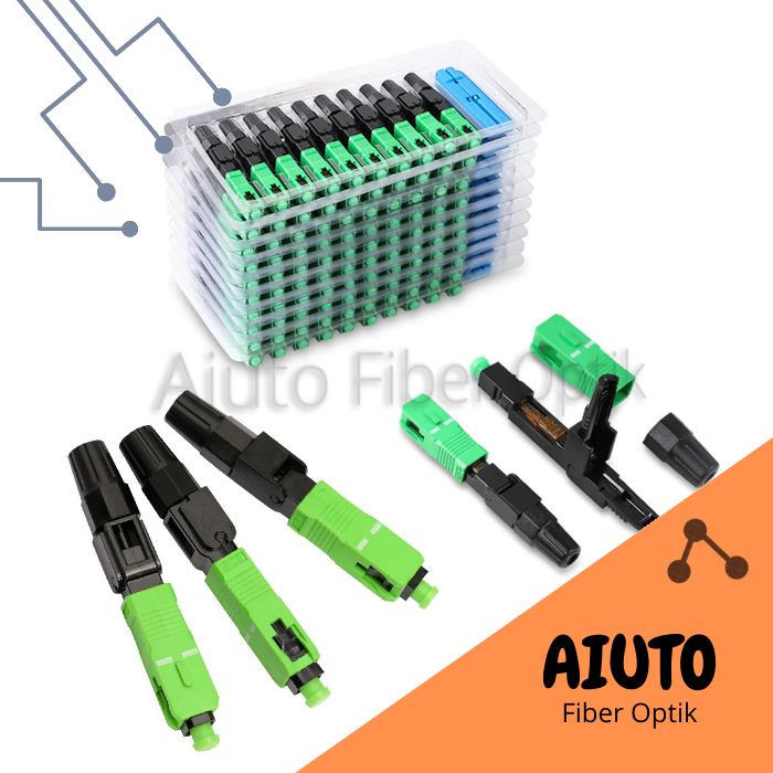 Fast Connector SC APC/ Konektor SC-APC Ijo/ Fascon SC APC