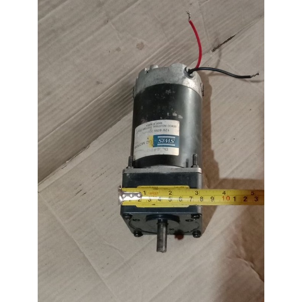 Dc Motor Gearbok 12V 60W Ratio 1 : 50 60Rpm