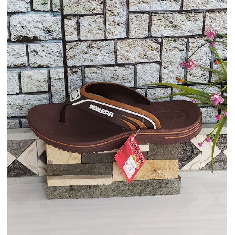 SANDAL JAPIT KARET NEW ERA MB E 7006 size 39-43 100% ORIGINAL BY NEW ERA