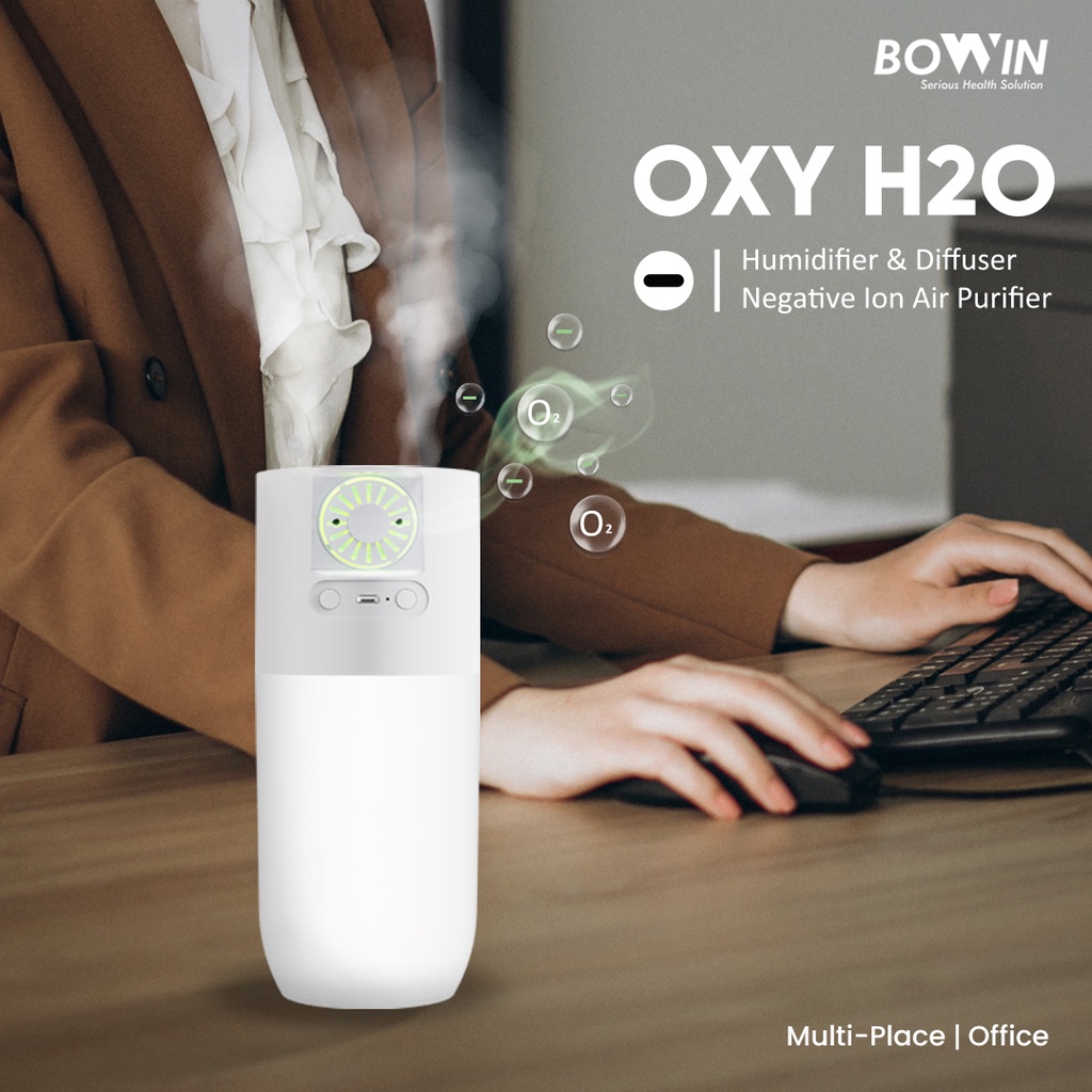 Bowin Oxy H2O (4in1: Air Humidifier, Purifier, Diffuser, &amp; Night Light)