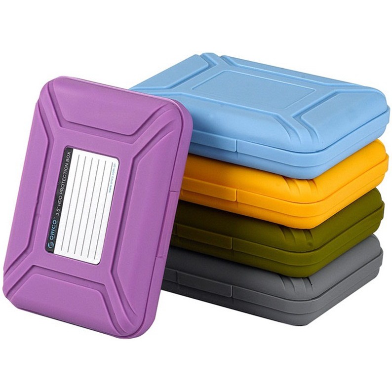Storage bag Harddisk hdd ssd protector box orico 3.5 inch Phx-35 - Pouch hardcase Anti shock Phx35
