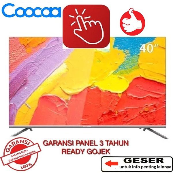TV LED COOCAA LED TV 40 inch ANDROID SMART TV - WIFI - 40S5G - resmi COOCAA Terjangkau