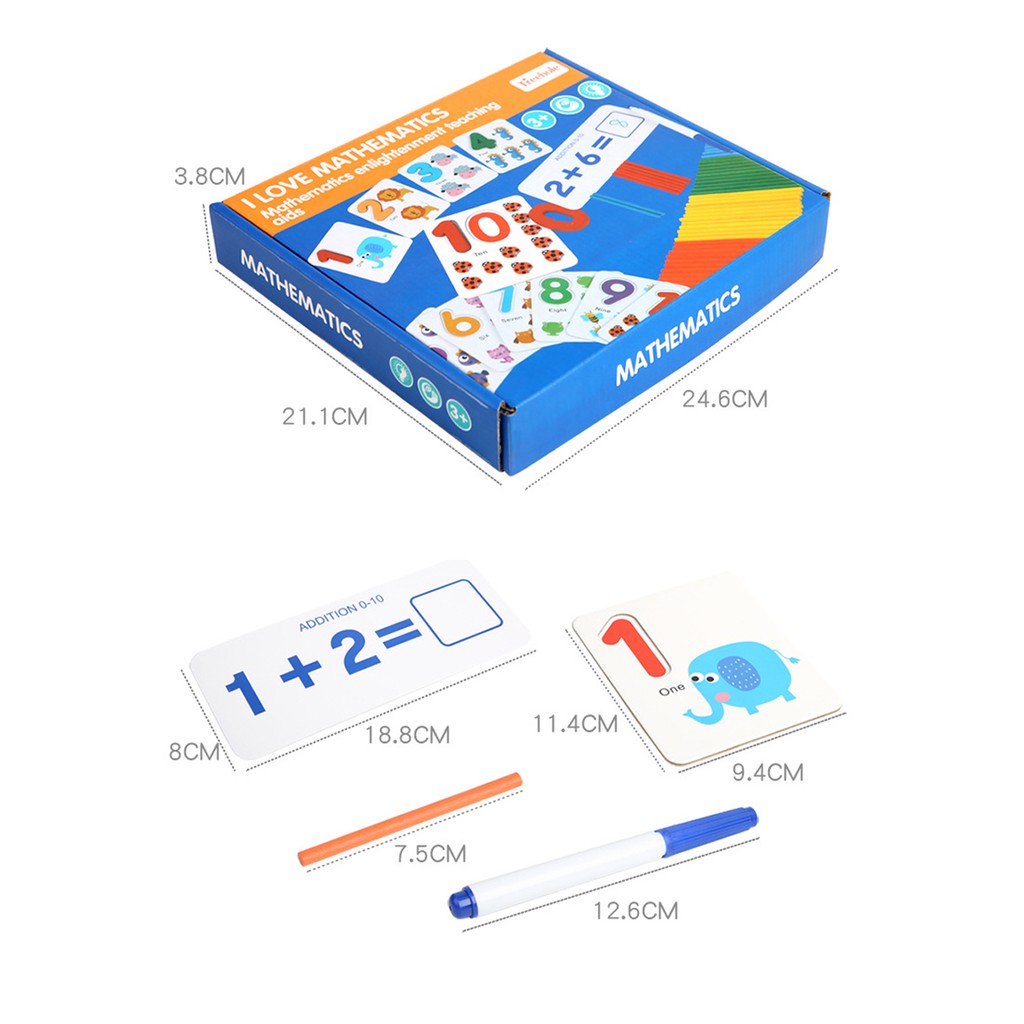 Mainan Edukasi Edukit  Toys  Bermain Belajar Matematika Math Enlightenment  Puzzle