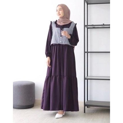 DRESS BIG SIZE || ZAKIYA MAXI || UKURAN 5L XXXL XXL XL L M S