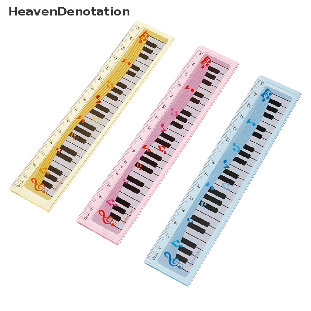 [HeavenDenotation] 1pc music ruler primary school students painting measuring scale creative ruler