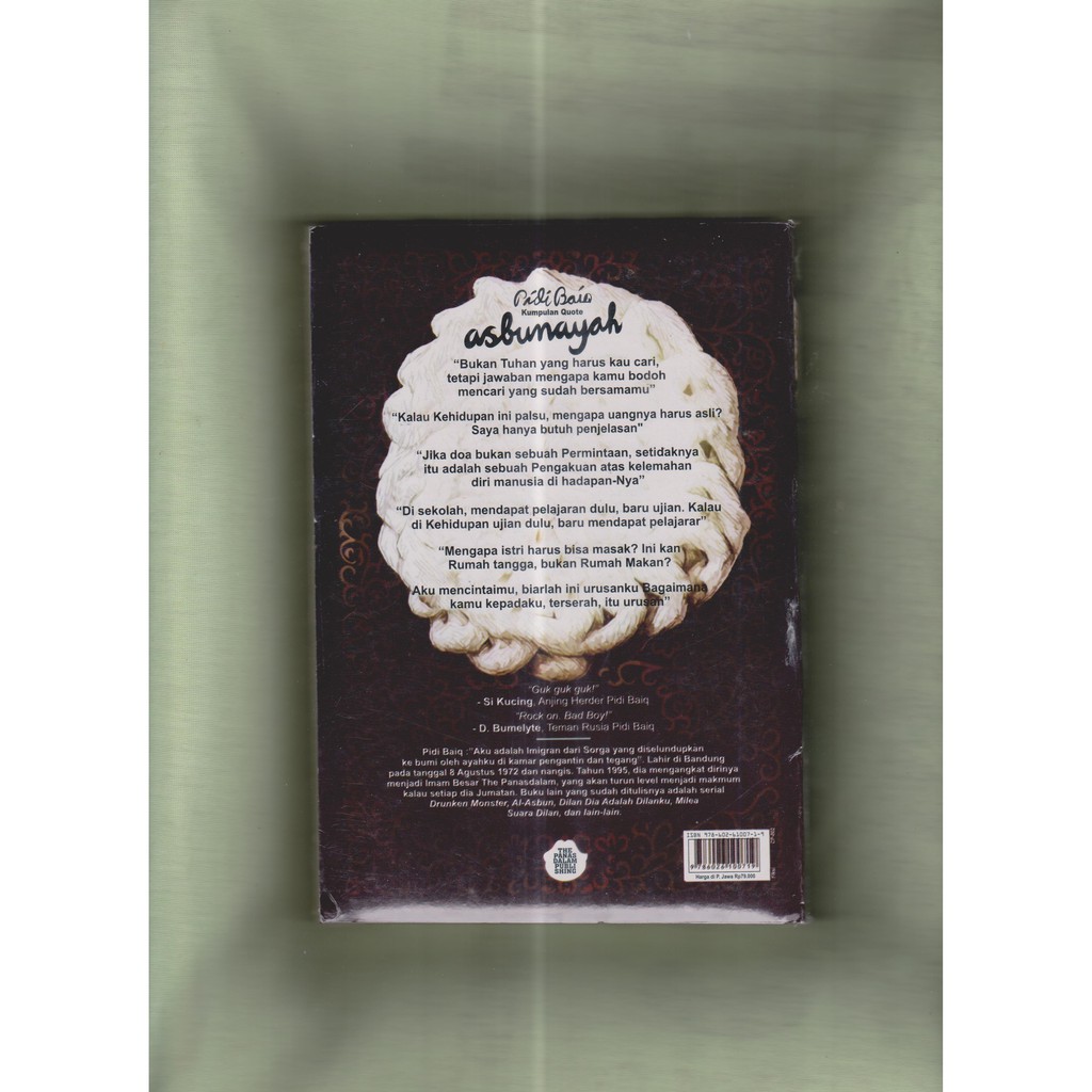 Buku Murah Asbunayah Pidi Baiq Shopee Indonesia Buku Murah Asbunayah Pidi Baiq Shopee Indonesia